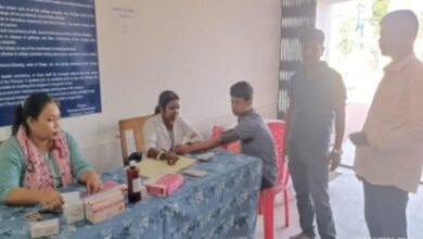 Photo of विज्ञान भवन, रामकृष्ण महाविद्यालय में स्वास्थ्य शिविर