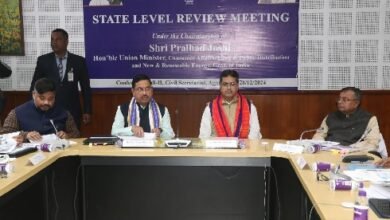 Photo of केंद्रीय खाद्य एवं जन वितरण मंत्री की उपस्थिति में सचिवालय में समीक्षा बैठक, अगरतला में एफसीआई का क्षेत्रीय कार्यालय स्थापित करने पर केंद्रीय मंत्री की सहमति, केंद्र सरकार ने उत्तर पूर्वी क्षेत्र के विकास को प्राथमिकता दी है: केंद्रीय खाद्य एवं जन वितरण मंत्री प्रति व्यक्ति औसत राज्य में पहले की तुलना में आय बढ़ी है : मुख्यमंत्री