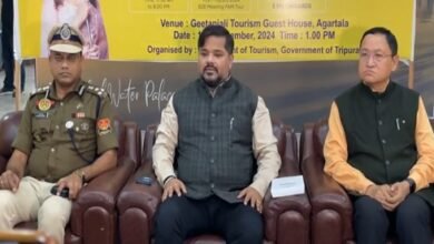 Photo of 14 दिसंबर को स्वामी विवेकानंद मैदान, त्रिपुरा में प्रेस कॉन्फ्रेंस में पर्यटन मंत्री टूरिज्म प्रोमो फेस्ट-2024 का समापन समारोह