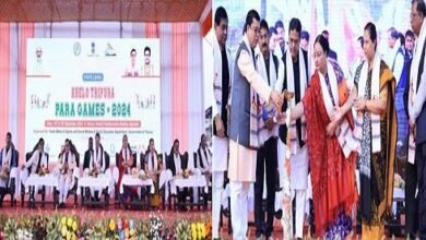 Photo of राज्यवार खेलो त्रिपुरा पैरा गेम्स-2028 में दिव्यांगजन समाज के विभिन्न क्षेत्रों में अपनी प्रतिभा और कौशल का प्रदर्शन कर रहे हैं: मुख्यमंत्री