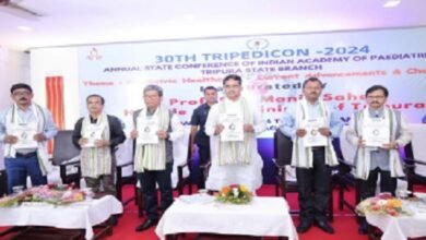 Photo of भारतीय बाल चिकित्सा अकादमी, त्रिपुरा राज्य शाखा का 30वां वार्षिक राज्य सम्मेलन, बाल रोग विशेषज्ञ बच्चों के स्वास्थ्य की सुरक्षा में महत्वपूर्ण भूमिका निभाते हैं: मुख्यमंत्री