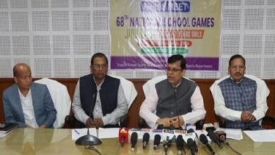 Photo of कल 68वें राष्ट्रीय स्कूल खेल अंडर 17 बालिका वर्ग की जूडो प्रतियोगिता का उद्घाटन करते हुए युवा मामले एवं खेल मंत्री एक संवाददाता सम्मेलन में