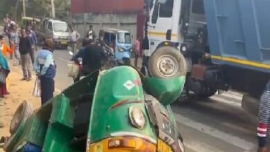 Photo of नलछारा बस दुर्घटना में 4 घायल