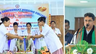 Photo of बीएससी नर्सिंग की पढ़ाई कर रहे विद्यार्थियों के दीप प्रज्जवलन एवं शपथ ग्रहण समारोह में मुख्यमंत्री ने कहा, मरीजों को स्वास्थ्य सेवाएं उपलब्ध कराने में नर्सों की भूमिका बहुत बड़ी है