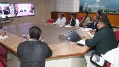 Photo of मंत्री सुशांत चौधरी ने सचिवालय के कॉन्फ्रेंस हॉल में वर्चुअल बैठक की