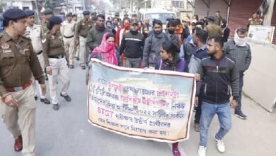 Photo of एसटीजीटी अभ्यर्थियों ने मुख्यमंत्री आवास घेरकर किया प्रदर्शन, भर्ती की मांग