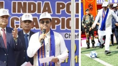 Photo of अखिल भारतीय पुलिस फुटबॉल चैम्पियनशिप का उद्घाटन, त्रिपुरा पुलिस राज्य में कानून व्यवस्था बनाए रखने के अलावा विभिन्न सामाजिक गतिविधियों में भी शामिल है: मुख्यमंत्री