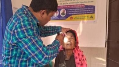Photo of छठी घरिया आयुष्मान आरोग्य मंदिर में मोतियाबिंद जांच शिविर