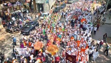 Photo of केंद्रीय मंत्री डॉ. मनसुख मांडविया और महाराष्ट्र के मुख्यमंत्री देवेंद्र फड़णवीस ने पुणे में छत्रपति शिवाजी महाराज की जयंती पर ‘जय शिवाजी जय भारत’ पदयात्रा का नेतृत्व किया
