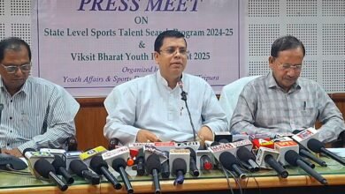 Photo of खेल मंत्री ने प्रेस कॉन्फ्रेंस में कहा, प्रतिभाशाली खिलाड़ी खोज कार्यक्रम में राज्य के 34,571 युवा खिलाड़ी शामिल