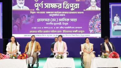 Photo of मिजोरम और गोवा के बाद पूर्ण साक्षरता का दर्जा हासिल करने वाला त्रिपुरा देश का तीसरा राज्य बन गया है: मुख्यमंत्री