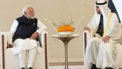 Photo of प्रधानमंत्री नरेन्द्र मोदी और संयुक्त अरब अमीरात के राष्ट्रपति महामहिम मोहम्मद बिन जायद ने व्यापक रणनीतिक भागीदारी को मजबूत करने की प्रतिबद्धता दोहराई