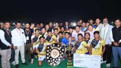 Photo of पद्मजात फुटबॉल कॉम्पिटिशन के फाइनल में मुख्यमंत्री का भाषण, राज्य में मौजूदा सरकार के सत्ता में आने के बाद खेल का माहौल पूरी तरह से बदल गया है