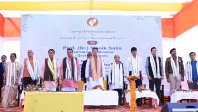 Photo of उदयपुर में तीन प्रोजेक्ट्स का वर्चुअल शिलान्यास, सरकार का लक्ष्य सिर्फ अगरतला ही नहीं बल्कि पूरे राज्य का एक जैसा विकास: मुख्यमंत्री