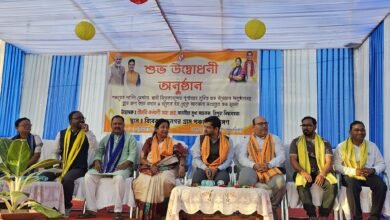 Photo of चीफ कांस्टेबल ने तेलियामुरा की विवेकानंद ग्राम पंचायत में डेवलपमेंट और सोशल प्रोग्राम का उद्घाटन किया