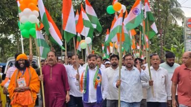 Photo of हर घर तिरंगा: जिरानिया में रंगारंग रैली, देशभक्ति की भावना से प्रेरित होकर हमें राष्ट्रीय ध्वज की गरिमा की रक्षा करनी चाहिए: पर्यटन मंत्री