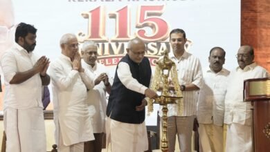 Photo of उपराष्ट्रपति श्री सी. पी. राधाकृष्णन ने केरल कौमुदी के 115वें स्थापना दिवस समारोह की गरिमा बढ़ाई