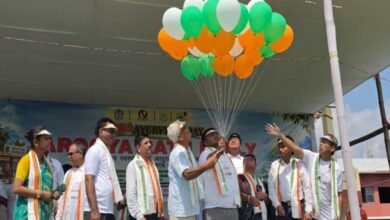 Photo of नेशनल आयुर्वेद डे के मौके पर गोमती जिले में मार्च