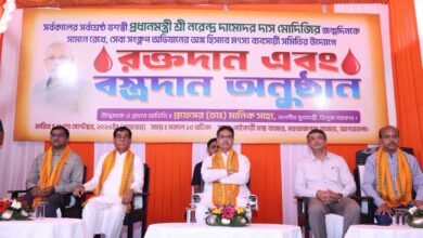 Photo of प्रधानमंत्री नरेंद्र मोदी के कुशल नेतृत्व में हमारा देश इस समय स्थिरता के साथ तेज़ी से विकास के रास्ते पर आगे बढ़ रहा है: मुख्यमंत्री