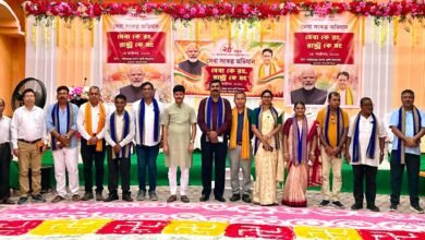 Photo of कुमारघाट में सेवा के रंग, राष्ट्र के संग प्रोग्राम मनाया गया