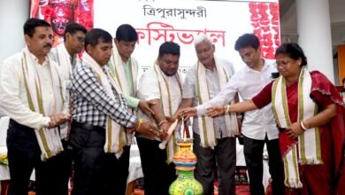 Photo of त्रिपुरेश्वरी मंदिर के परिसर में त्रिपुरा सुंदरी महोत्सव का आयोजन